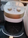 SuTai Air Fryer - 6L, White/Gold - 2