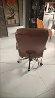 Royal Comfort Brown Microfiber Leather Office Chair - 1