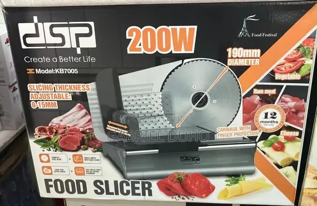 DSP 200W Electric Food Slicer - 1
