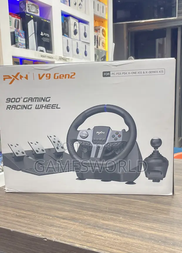 PXN V9 Gen 2 Racing Wheel for PS4, PS5, Xbox, PC - 1