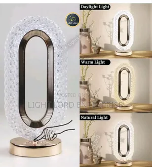ELK Rechargeable Touch Lamp - Dimmable Crystal Desk Lamp