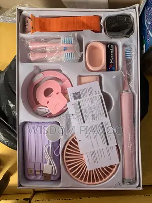 Smart Watch Bundle with Electric Brush, Powerbank & Fan