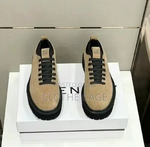 Givenchy Nubuck Leather Casual Shoes - 1