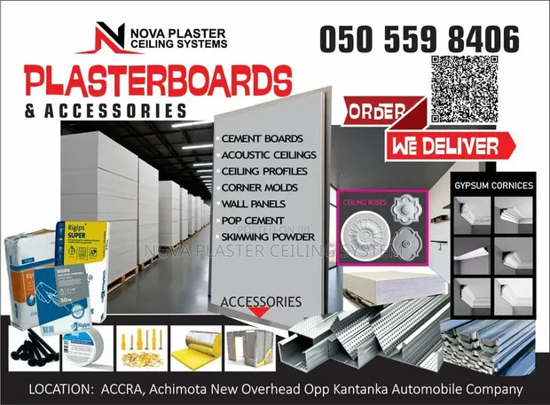 Plasteboards and Accessories - 1