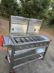 Commercial Stainless Gas Grill - 6 Burners - 1