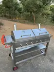 Commercial Stainless Gas Grill - 6 Burners - 3