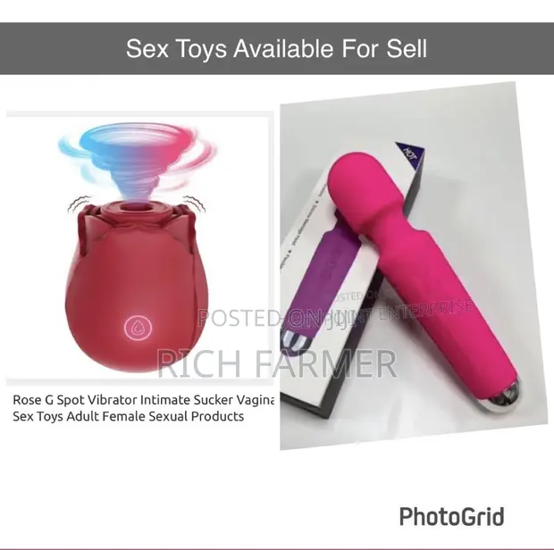Rose G Spot Vibrator & Magic Wand Set - 1