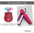 Rose G Spot Vibrator & Magic Wand Set - 1