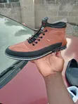 Quality Used Sebago Leather Sneakers - Brown, Size 42 - 4