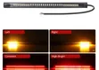 Universal LED Motorcycle Tail Light with Turn Signals - 4