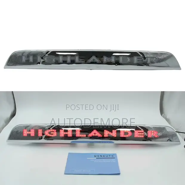 Toyota Highlander 2008-2013 Truck Tailgate Molding LED Type - 1