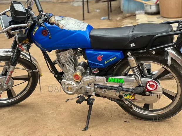 Royal 125 Motorcycle - Blue - 1