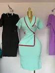 Brand New Corporate Dress - Multicolor - 1