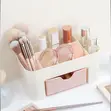 Multifunctional Cosmetic Storage Organizer Box with Drawer - 5