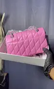 Ladies Coach Shoulder/Crossbody Bag - Pink Faux Leather - 5