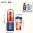 Portable Rechargeable 6-Blade Electric Juicer Blender - 3