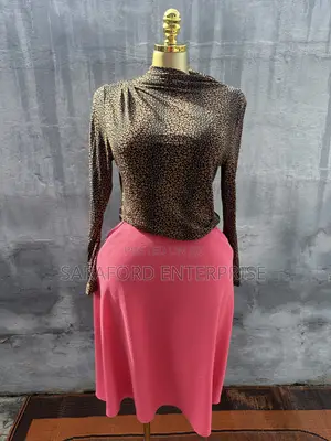 Long Sleeved Top and Pocketed Skirt