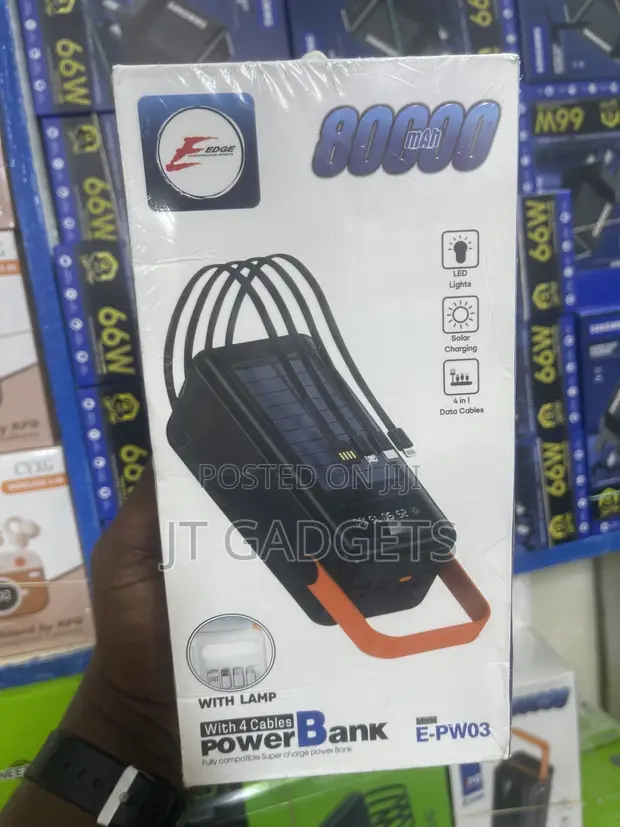 EDGE 80,000mAh Solar Power Bank (E-PW03) - 1