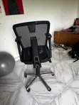 Height Adjustable Office Chair with Wheels - 3