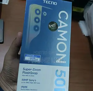 New Tecno Camon 50 Pro 5G 256GB Black