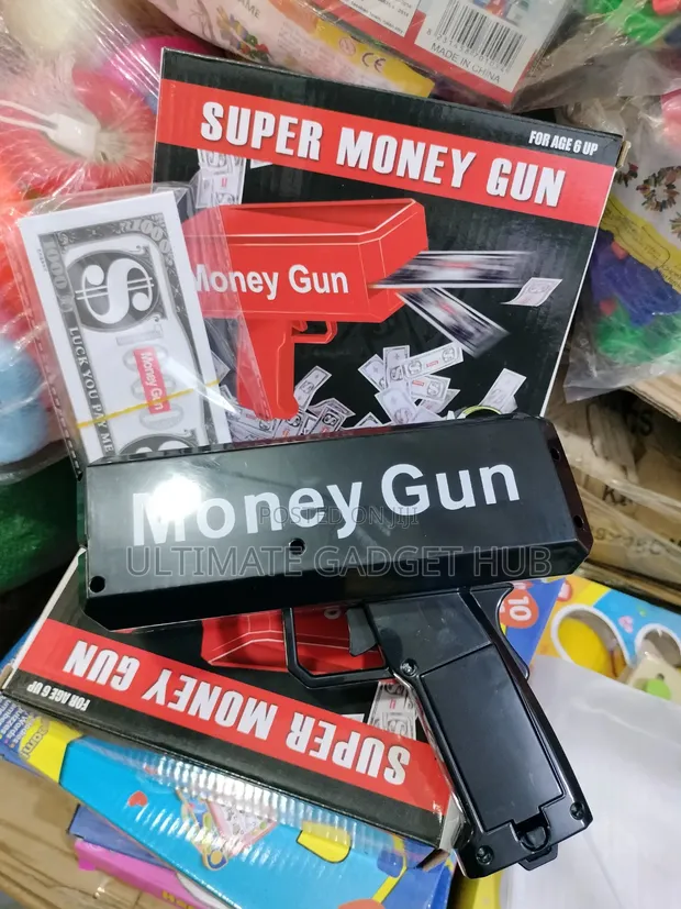 Money Spray Gun Toy - 1