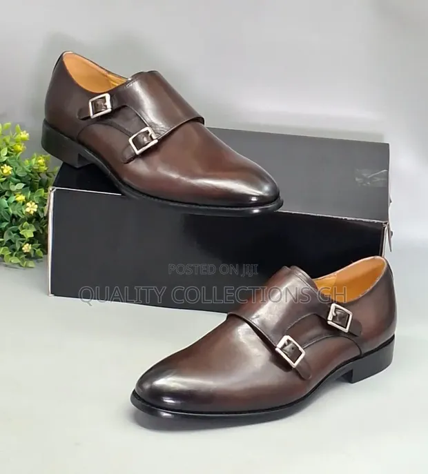 Quality Coffee Brown Leather Loafers - 1