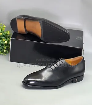 Black Wholecut Shoes