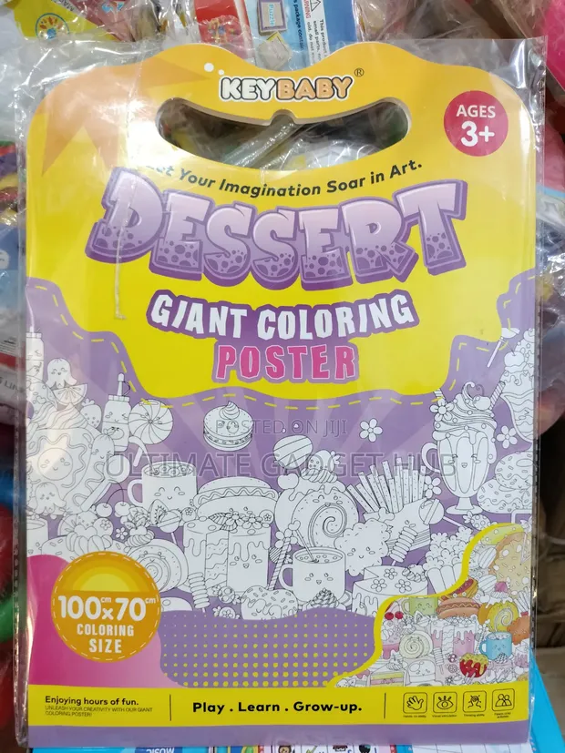 Colouring Poster - Dessert Theme - 1