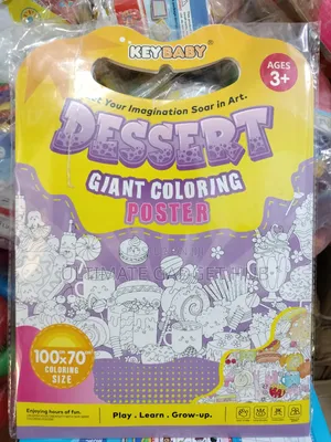 Colouring Poster - Dessert Theme