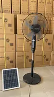 Solar and Rechargeable Standing Fan - 2