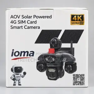 IOMA IO-S84 AOV Solar Powered 4G SIM Smart Camera