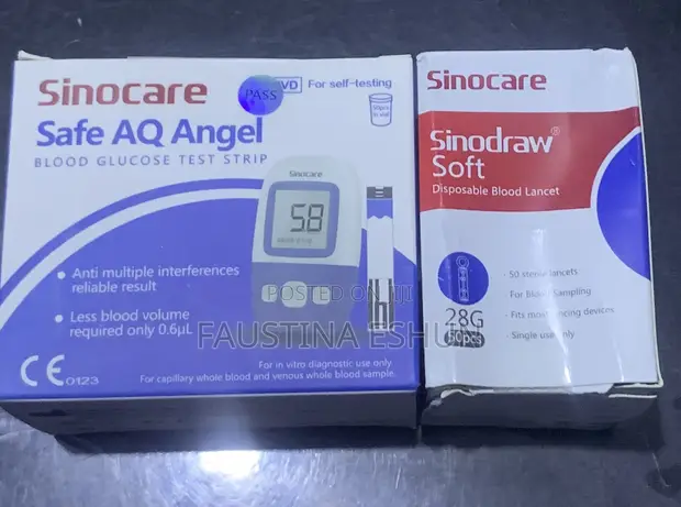 Sinocare Safe AQ Angel Glucometer - 1