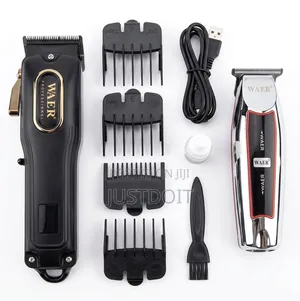 Waer Two-in-One Rechargeable Cordless Clipper + Trimmer Set