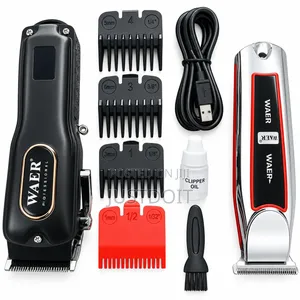 2-in-1 Rechargeable Hair Clipper & Trimmer Bundle