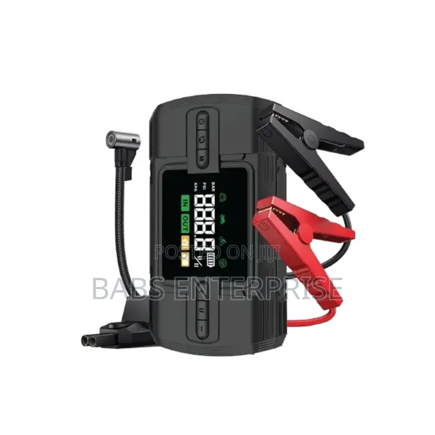 Green Lion 12000mAh 12V Jump Starter - Black - 1