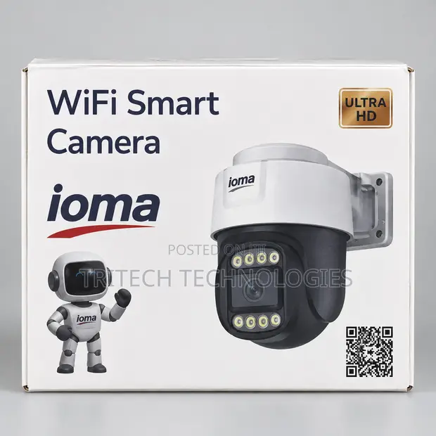 Ioma IO-WF142 2MP PTZ AI WiFi IP Camera - 1