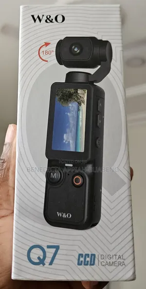 WO Q7 Portable Video Recorder Camera with 180° Rotating Lens