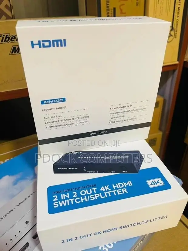 HDMI Matrix Switch Splitter 2x2 4K 60Hz - 1