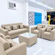 Luxury Tufted Sofa Set with Coffee Table - 1
