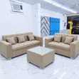 Luxury Tufted Sofa Set with Coffee Table - 3