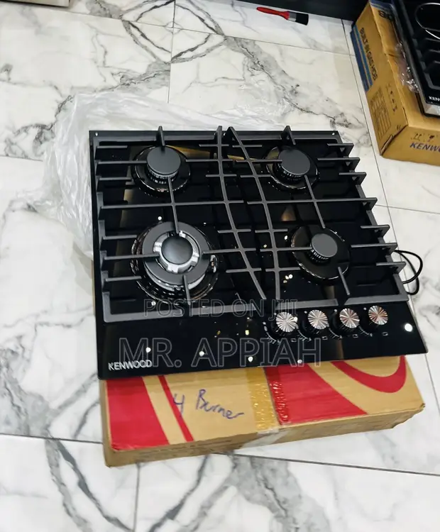 Kenwood 60cm Built-in Tempered Glass Hob (Black) - 1