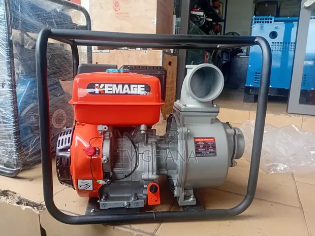Kemage 4-Inch Gasoline Water Pump - 1 Year Warranty - 1