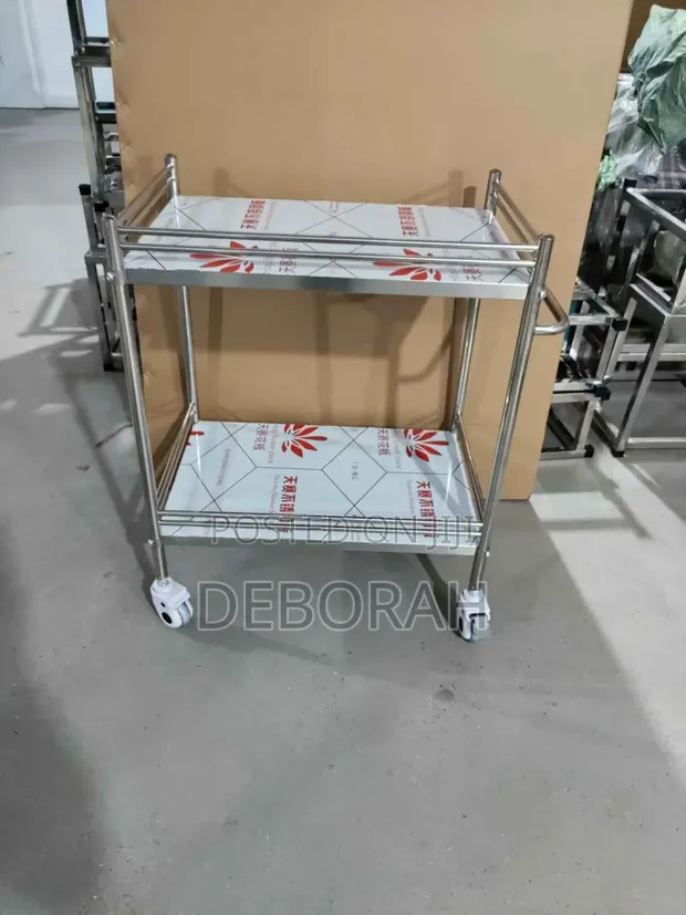 Brand New Two-Step Hospital Trolley - 1