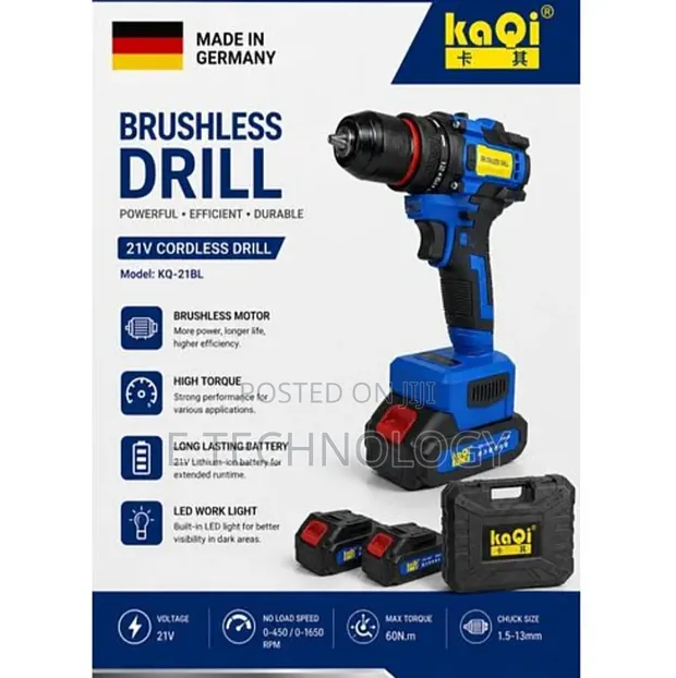 GE Rechargeable Drill Machine - Brand New - 1