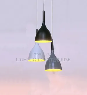 3-in-1 Hanging Light - Wood & Aluminum