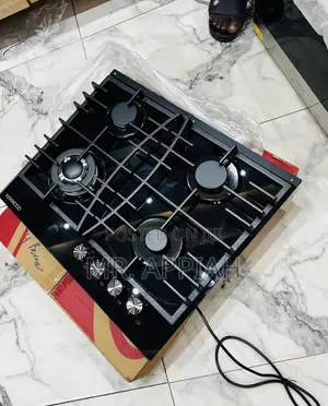 Kenwood 60cm 4 Gas Hob (Tempered Glass) Black