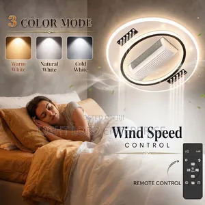 400mm Voice/Remote/Phone Control Bladeless Fandelier