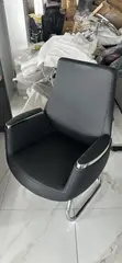 Executive Luxury Conference Chair - Black Leather - 3