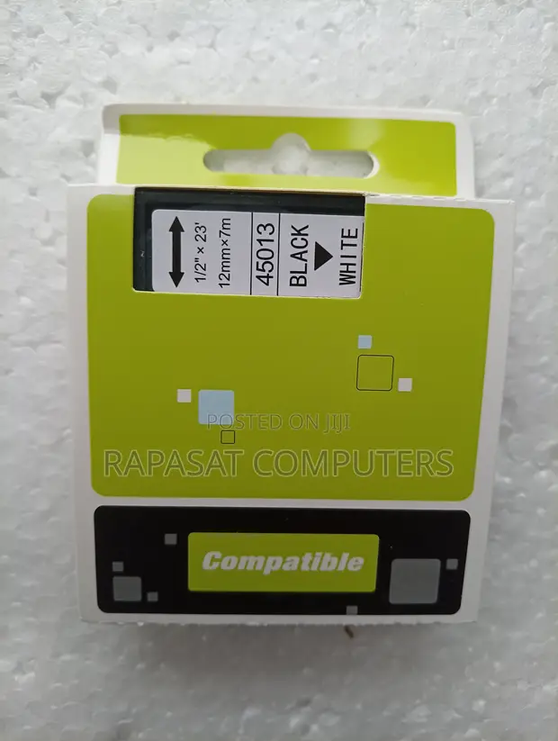 Dymo D1 45013 Label Tape Cassette (5 Pack) - 1