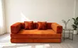Foldable Couch / Daybed with Corduroy Velvet - 2